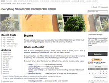 Tablet Screenshot of everythingd7000.co.uk